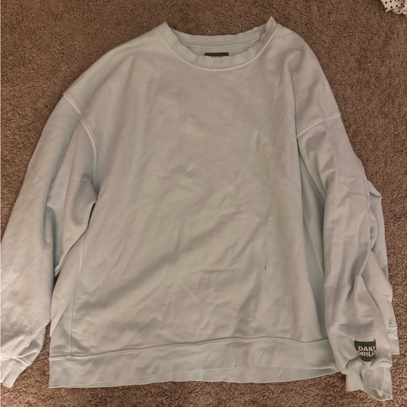 S/M Daily Drills blue gently used sweatshirt - Picture 1 of 2